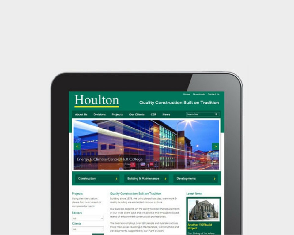 Hull based Houlton team up with indicoll for new website